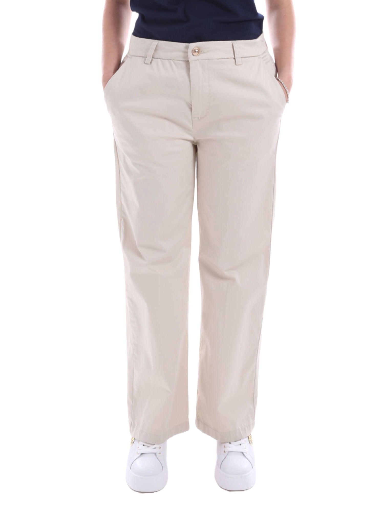 Pantaloni Beige Yes-zee