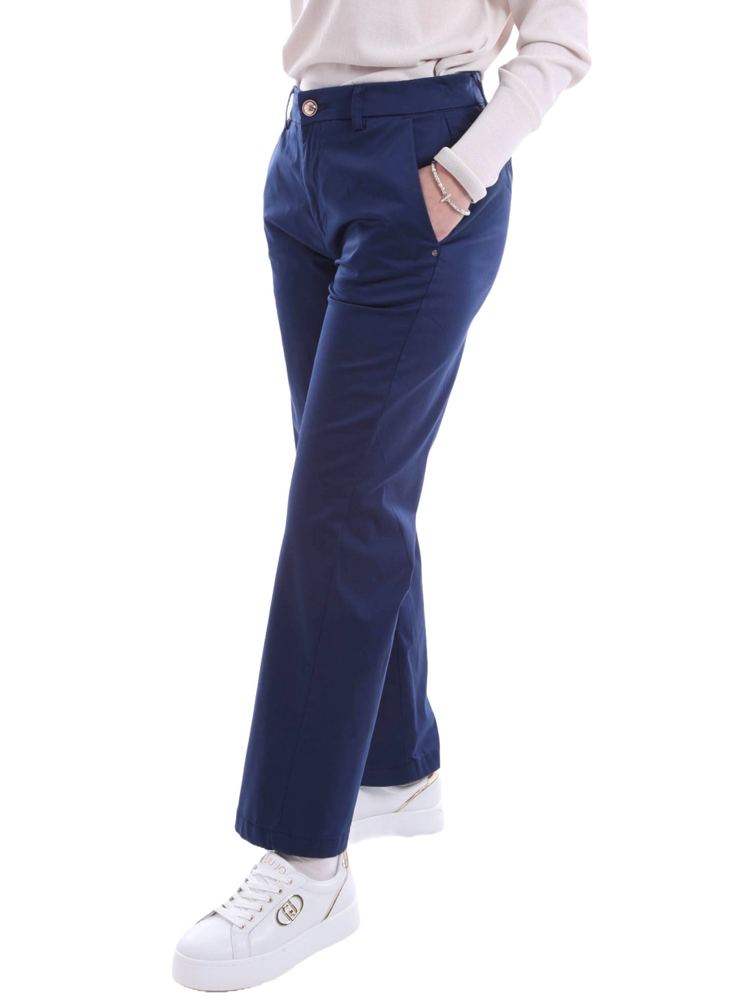 Pantaloni Blu Yes-zee