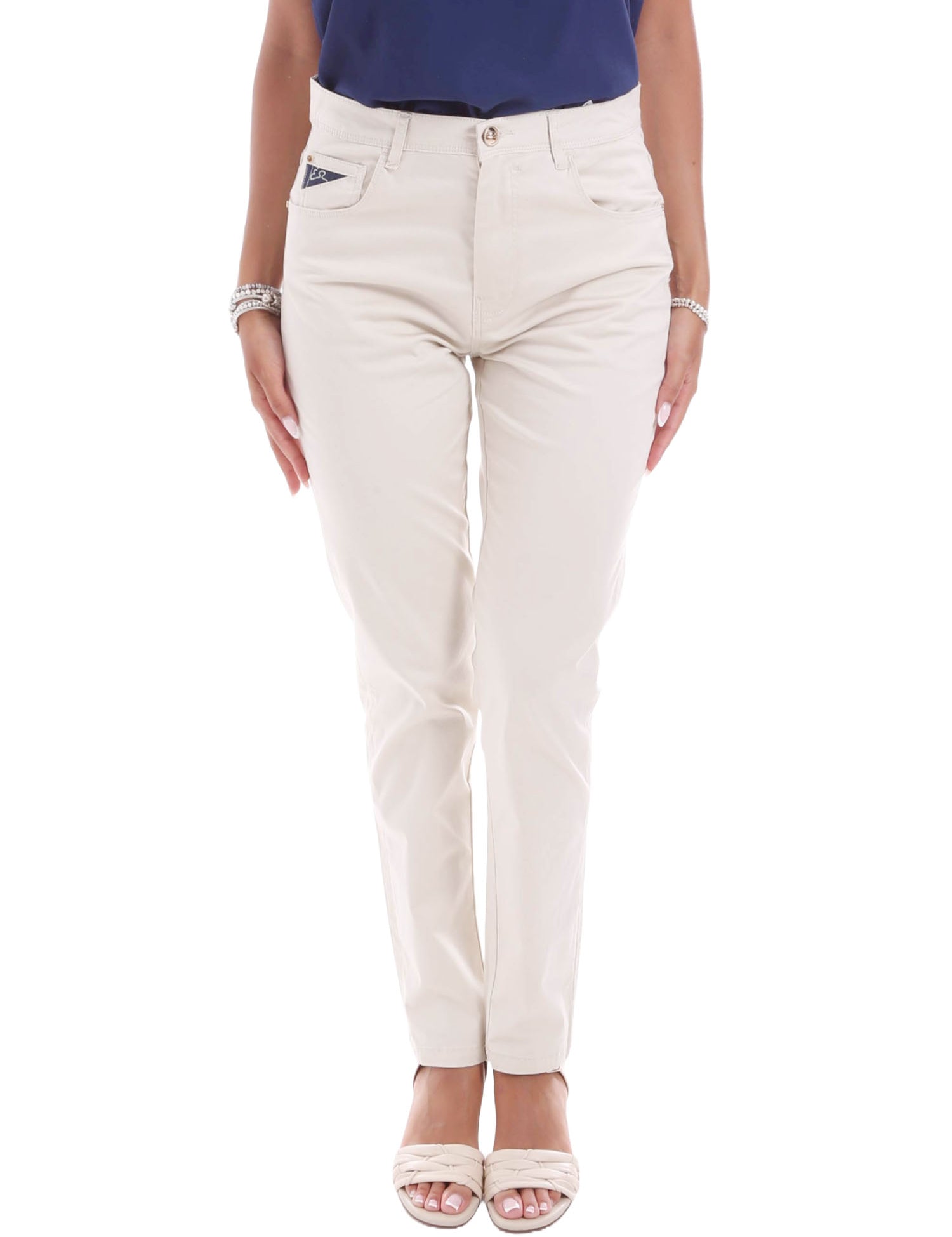 Pantaloni Beige Yes-zee
