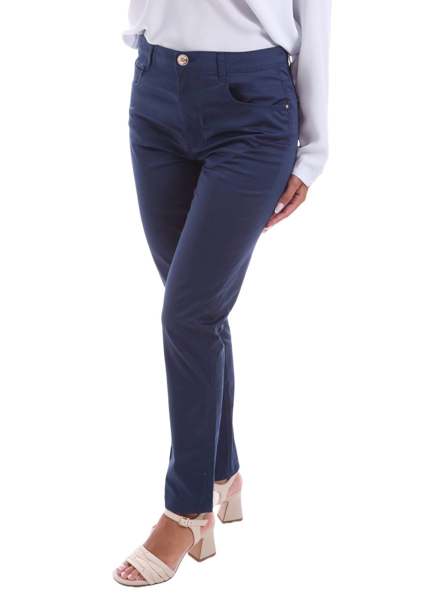 Pantaloni Blu Yes-zee
