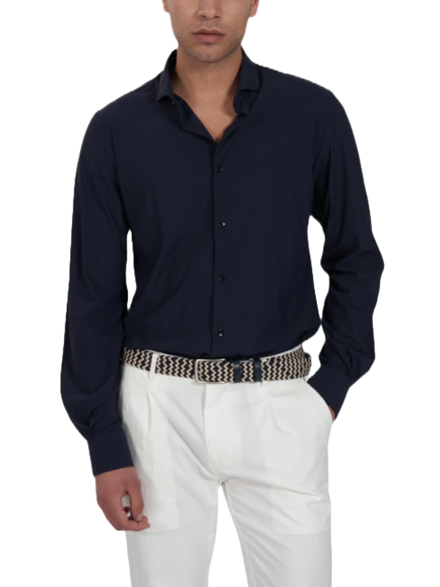 Camicie Blu Scuro Yes-zee