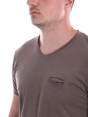 T-shirt Marrone Yes-zee