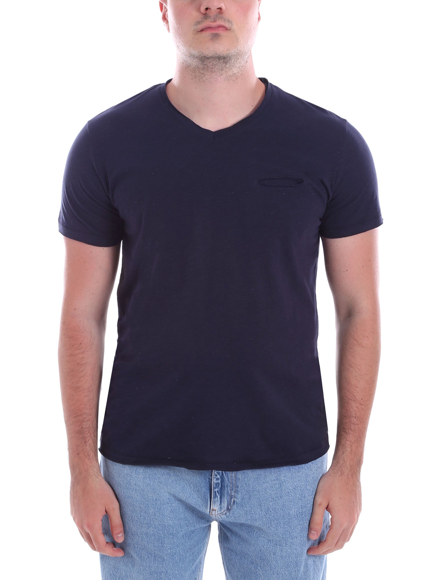 T-shirt Blu Scuro Yes-zee