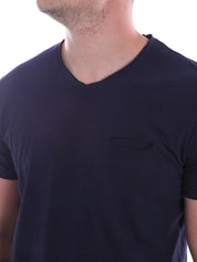 T-shirt Blu Scuro Yes-zee