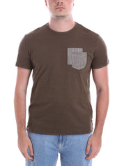 T-shirt Marrone Yes-zee