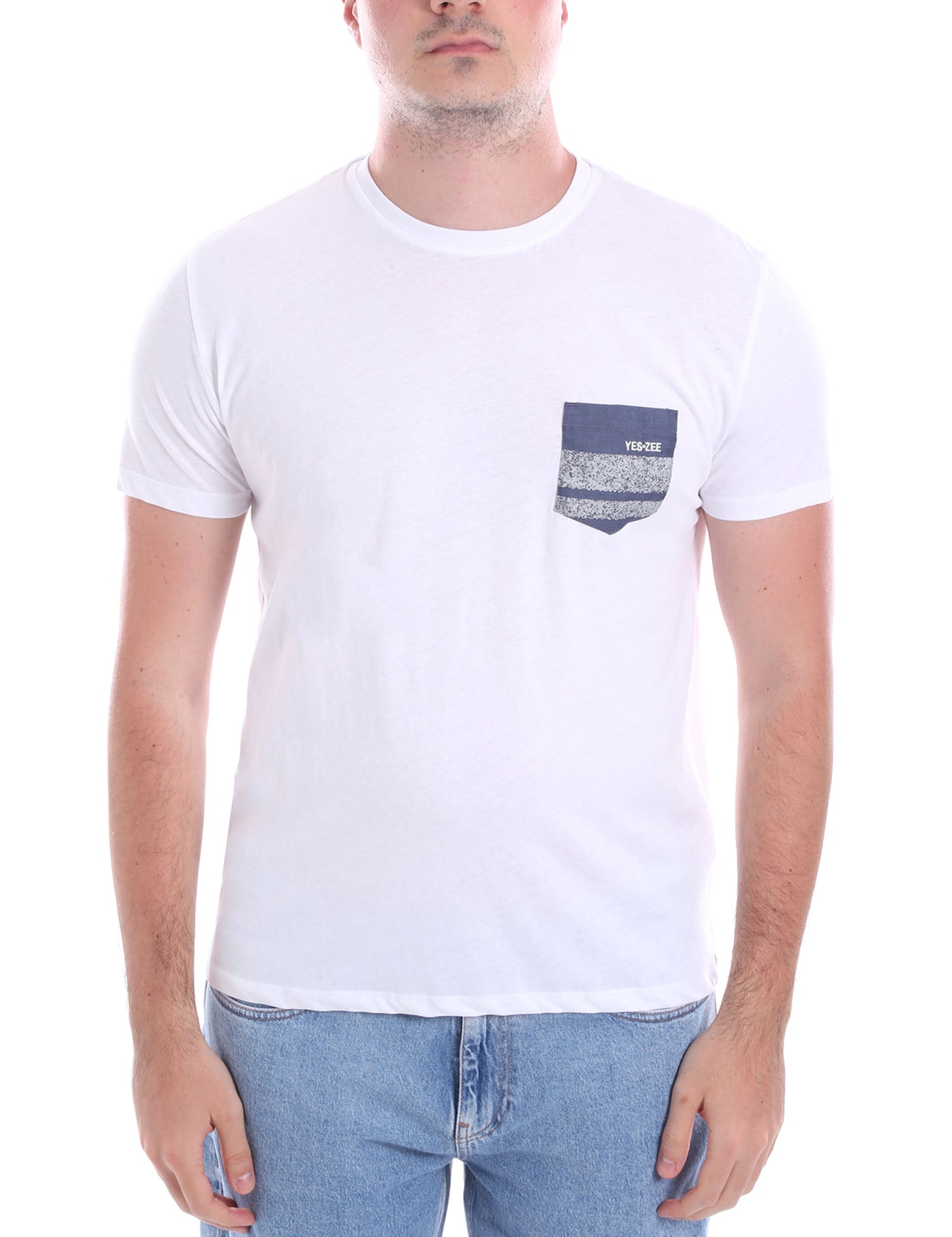 T-shirt Bianco Yes-zee