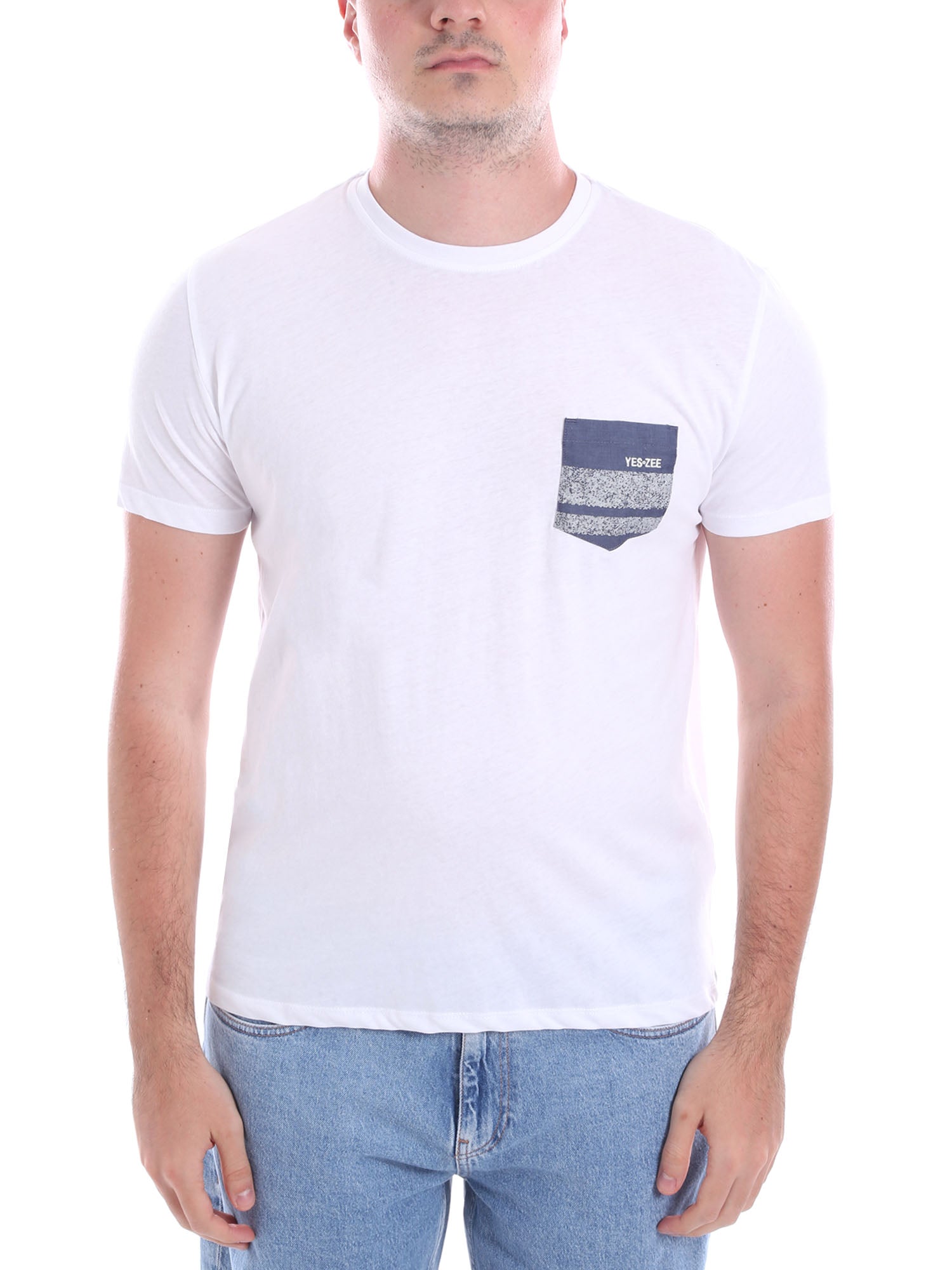 T-shirt Bianco Yes-zee