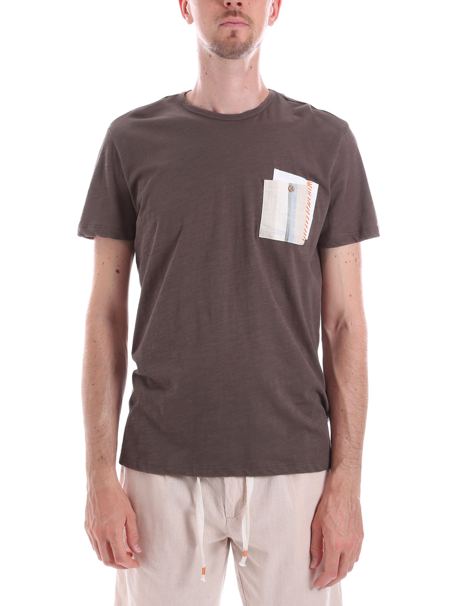 T-shirt Marrone Yes-zee