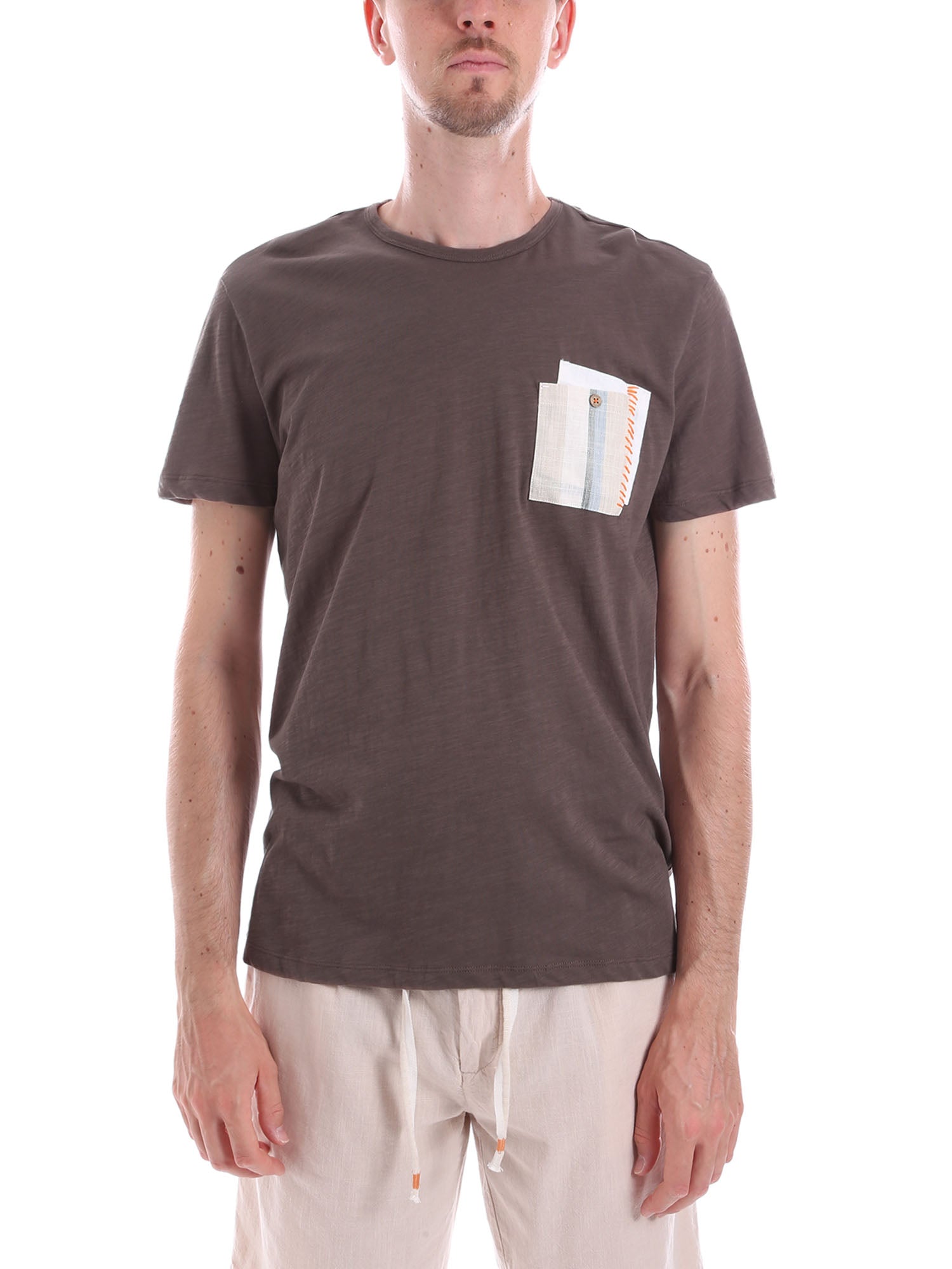 T-shirt Marrone Yes-zee