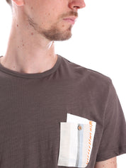 T-shirt Marrone Yes-zee