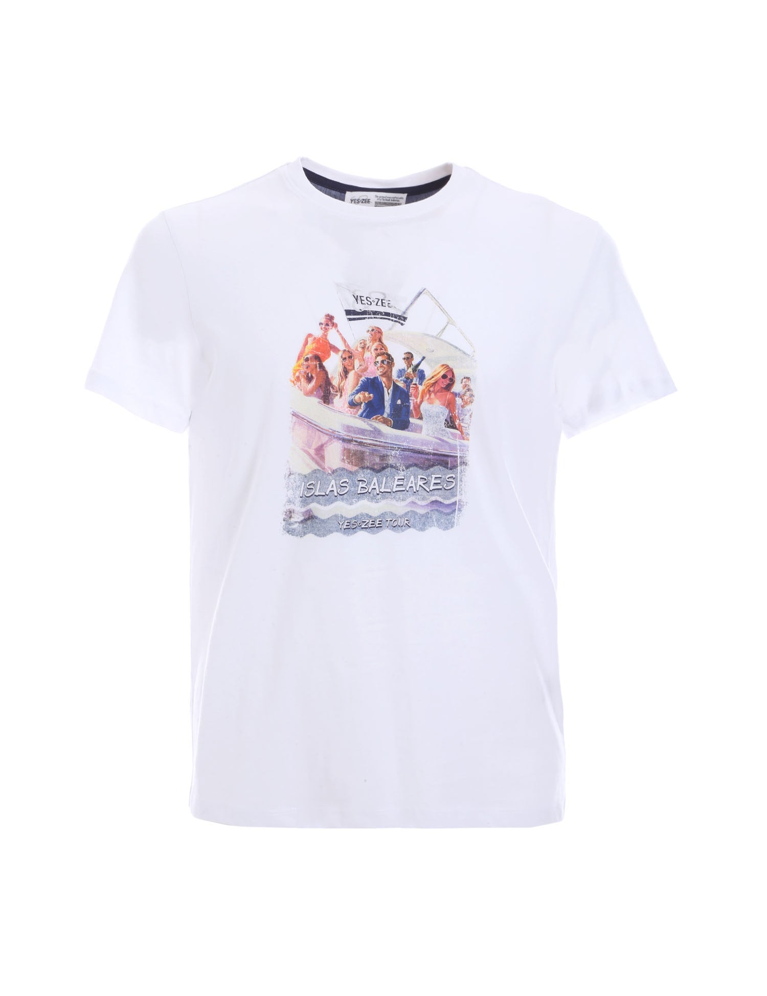 T-shirt Bianco Yes-zee