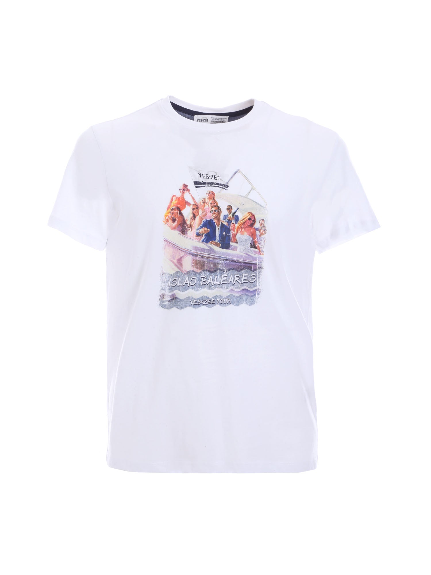 T-shirt Bianco Yes-zee