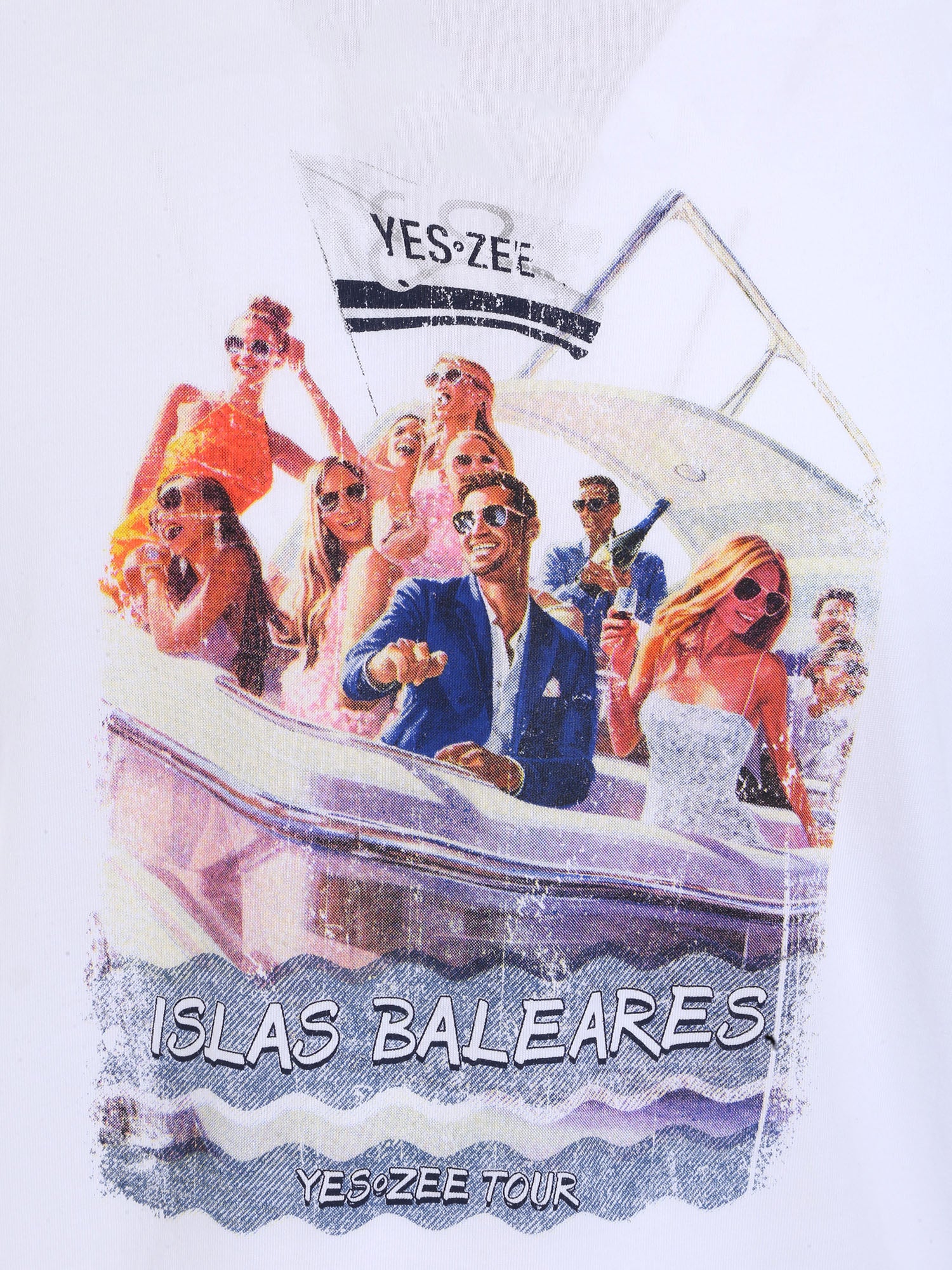 T-shirt Bianco Yes-zee