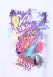 T-shirt Bianco Yes-zee