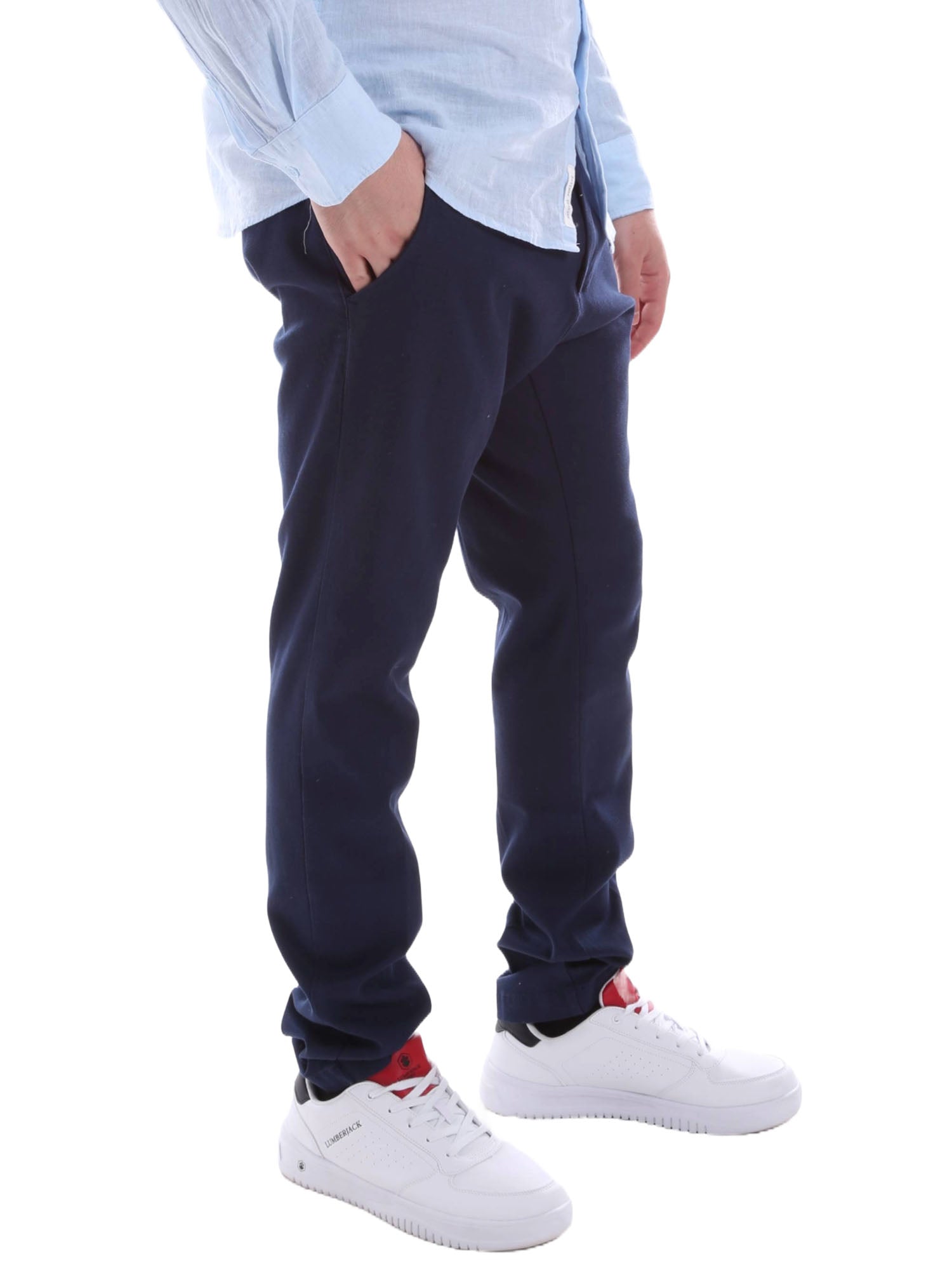 Pantaloni Blu Yes-zee