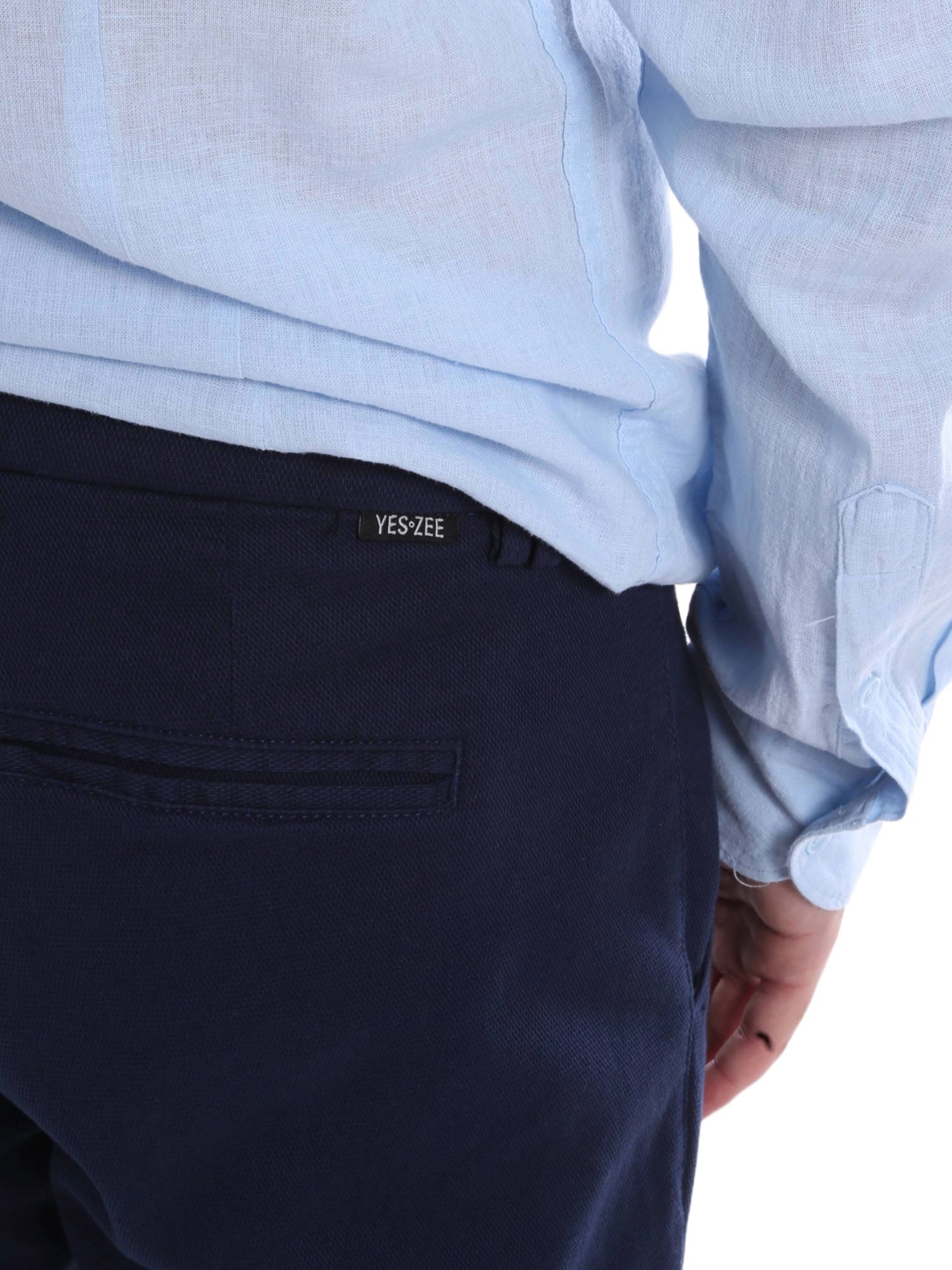 Pantaloni Blu Yes-zee