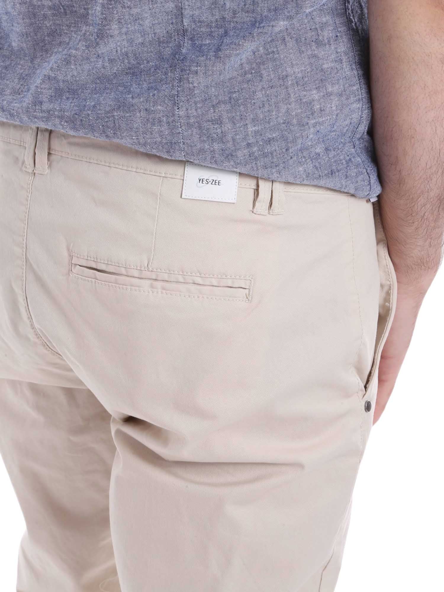 Pantaloni Beige Yes-zee