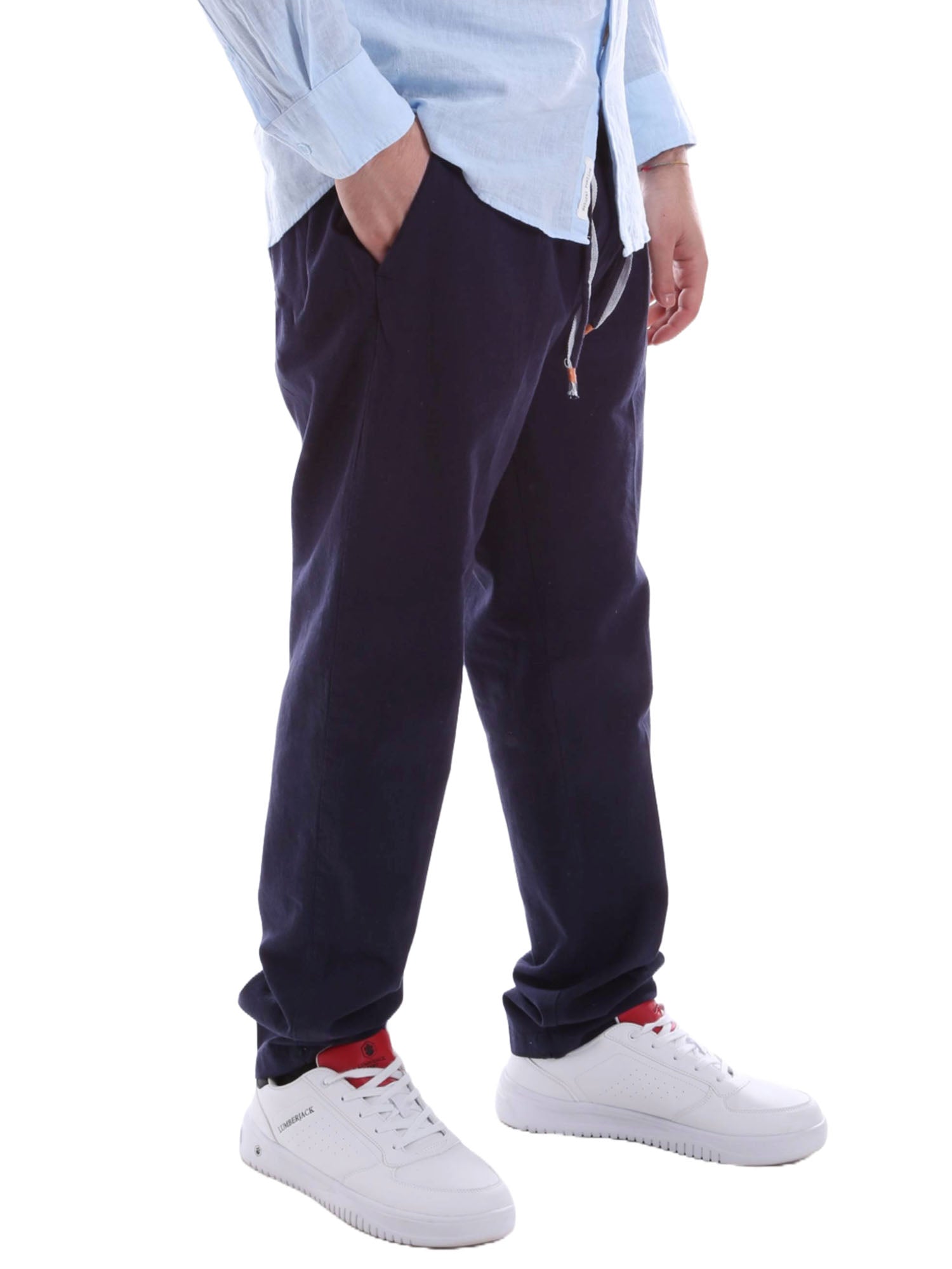 Pantaloni Blu Yes-zee