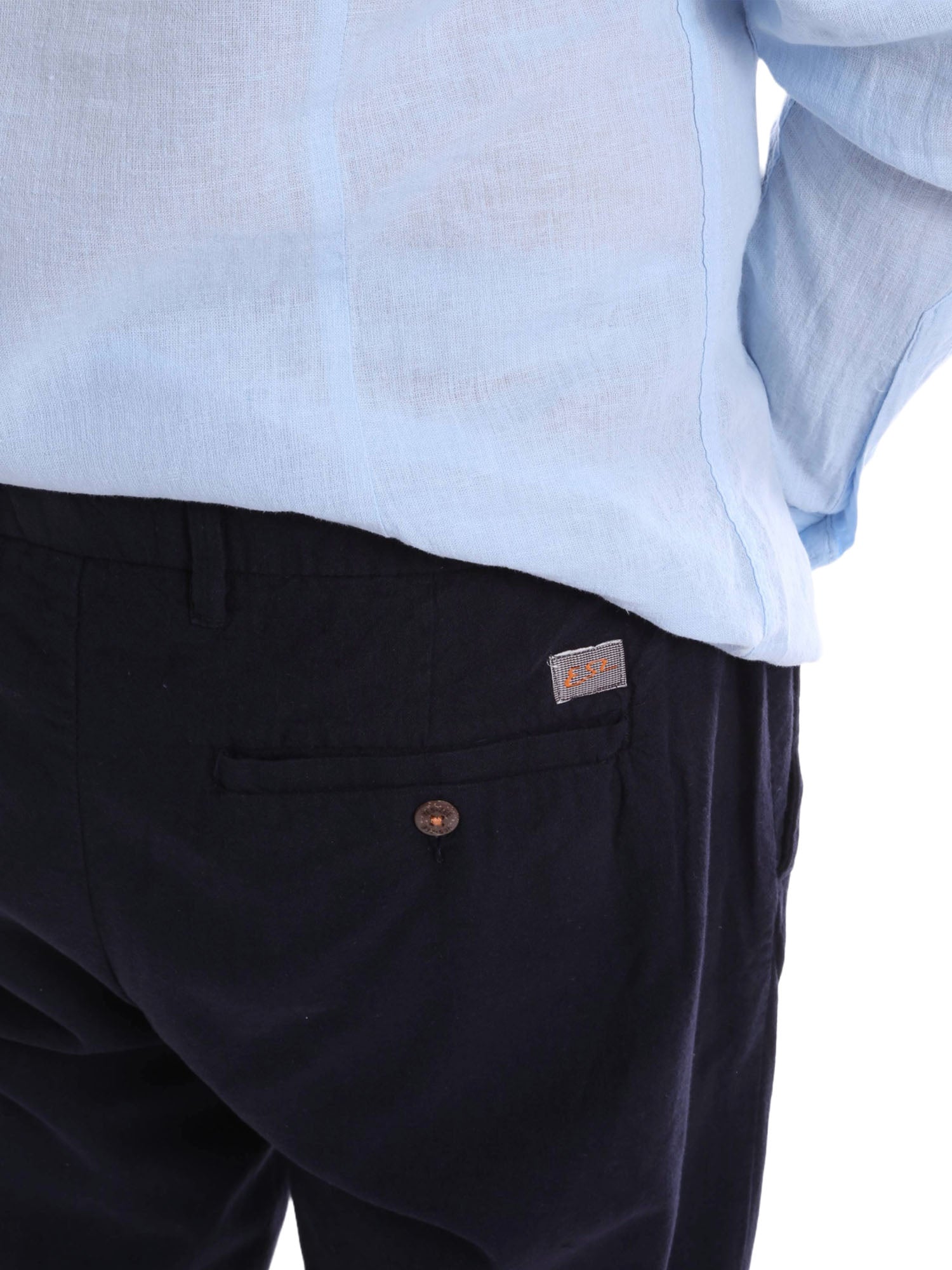 Pantaloni Blu Yes-zee