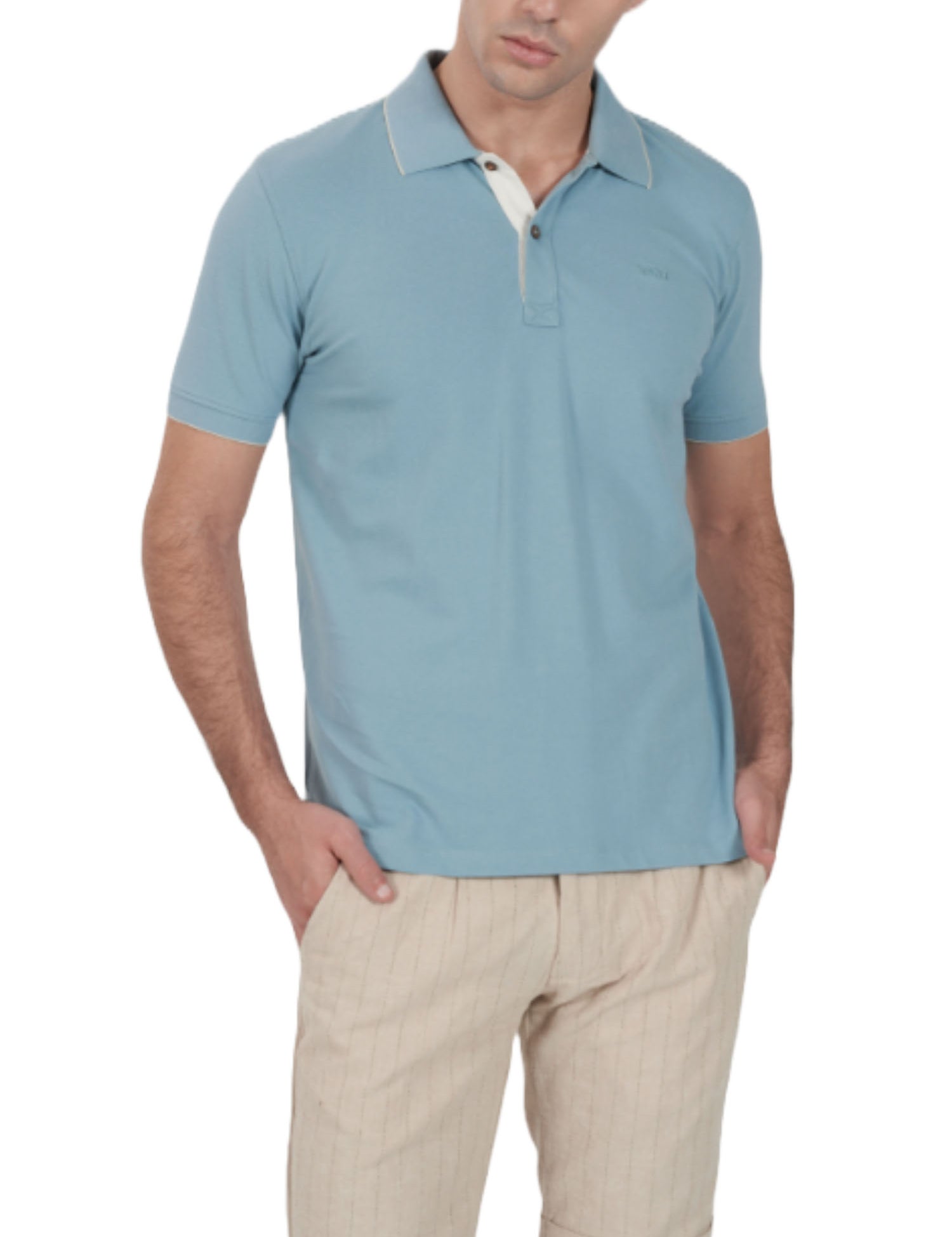 Polo Celeste Yes-zee