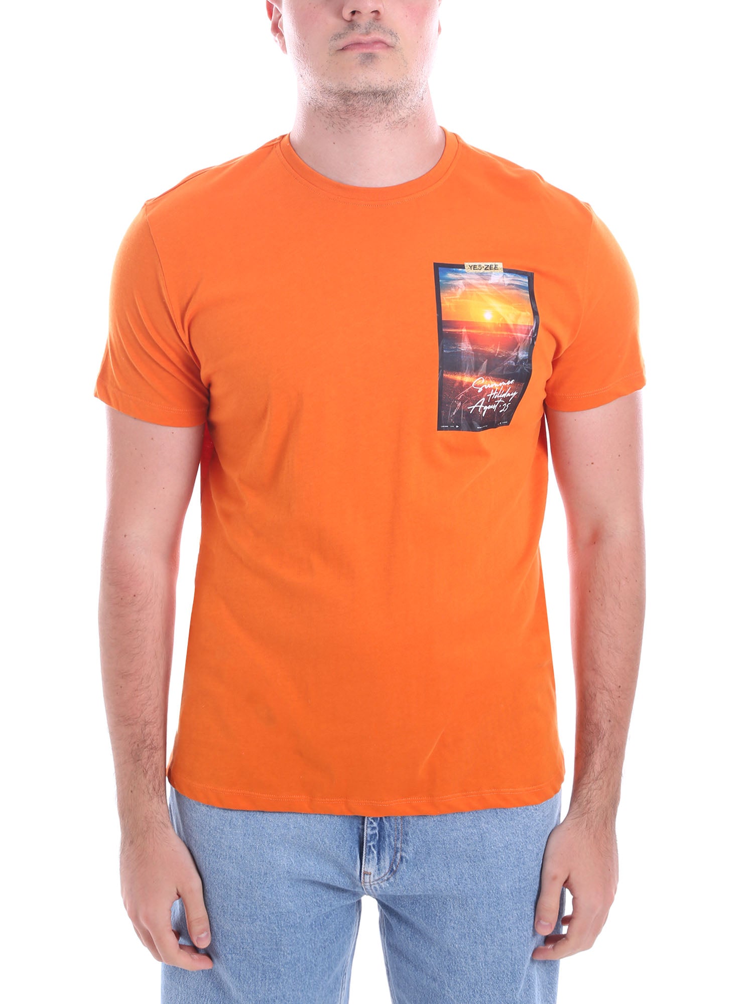 T-shirt Arancio Yes-zee