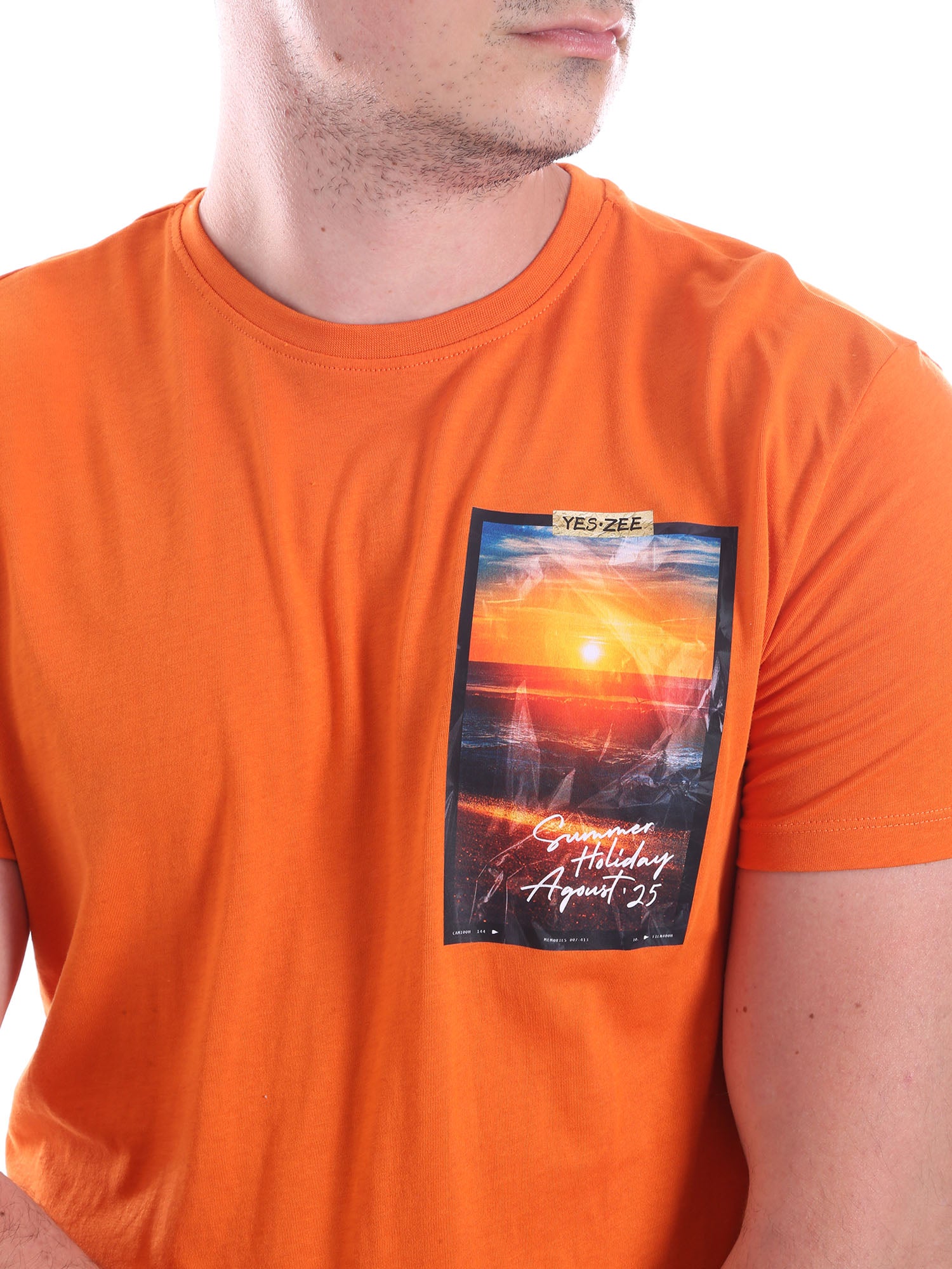 T-shirt Arancio Yes-zee