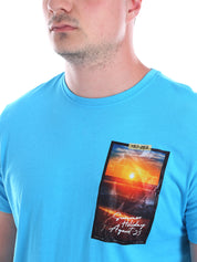 T-shirt Celeste Yes-zee