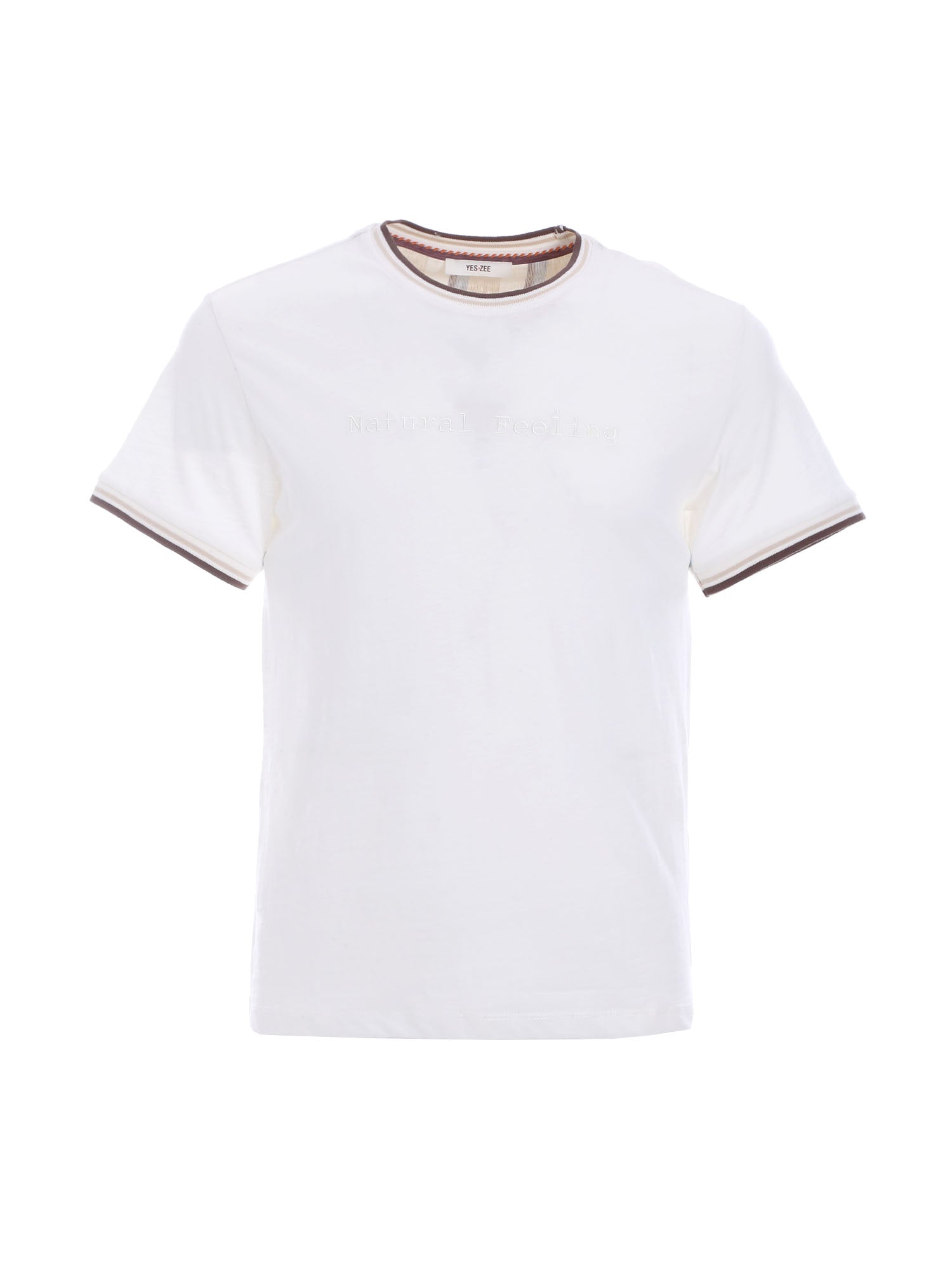 T-shirt Bianco Yes-zee