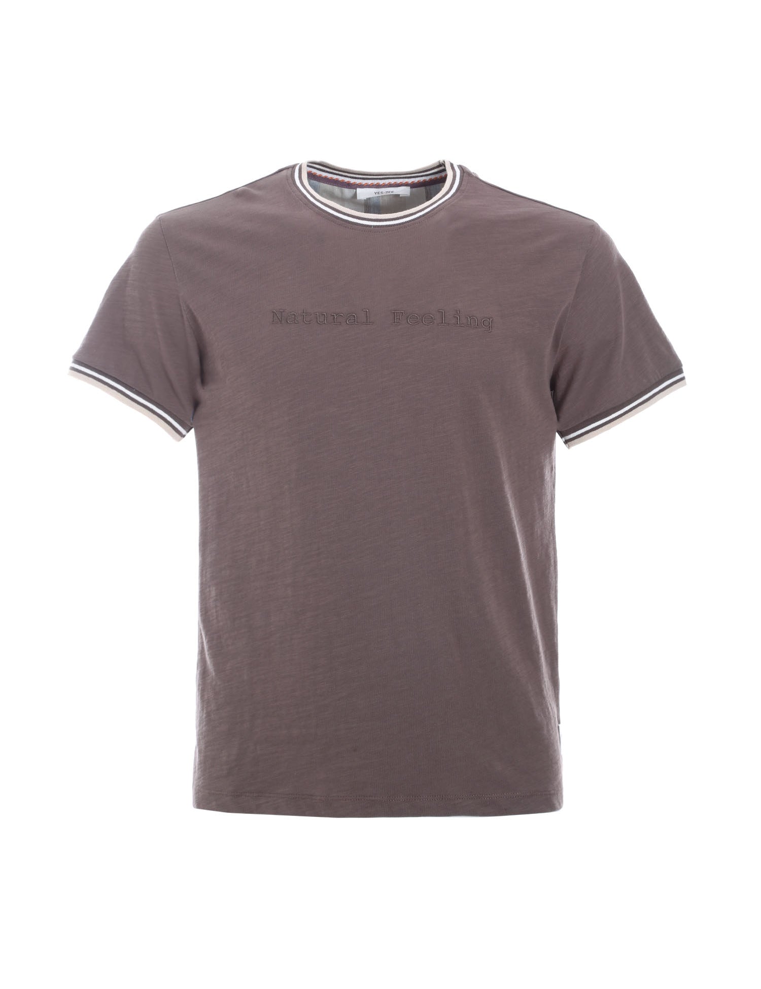 T-shirt Marrone Yes-zee