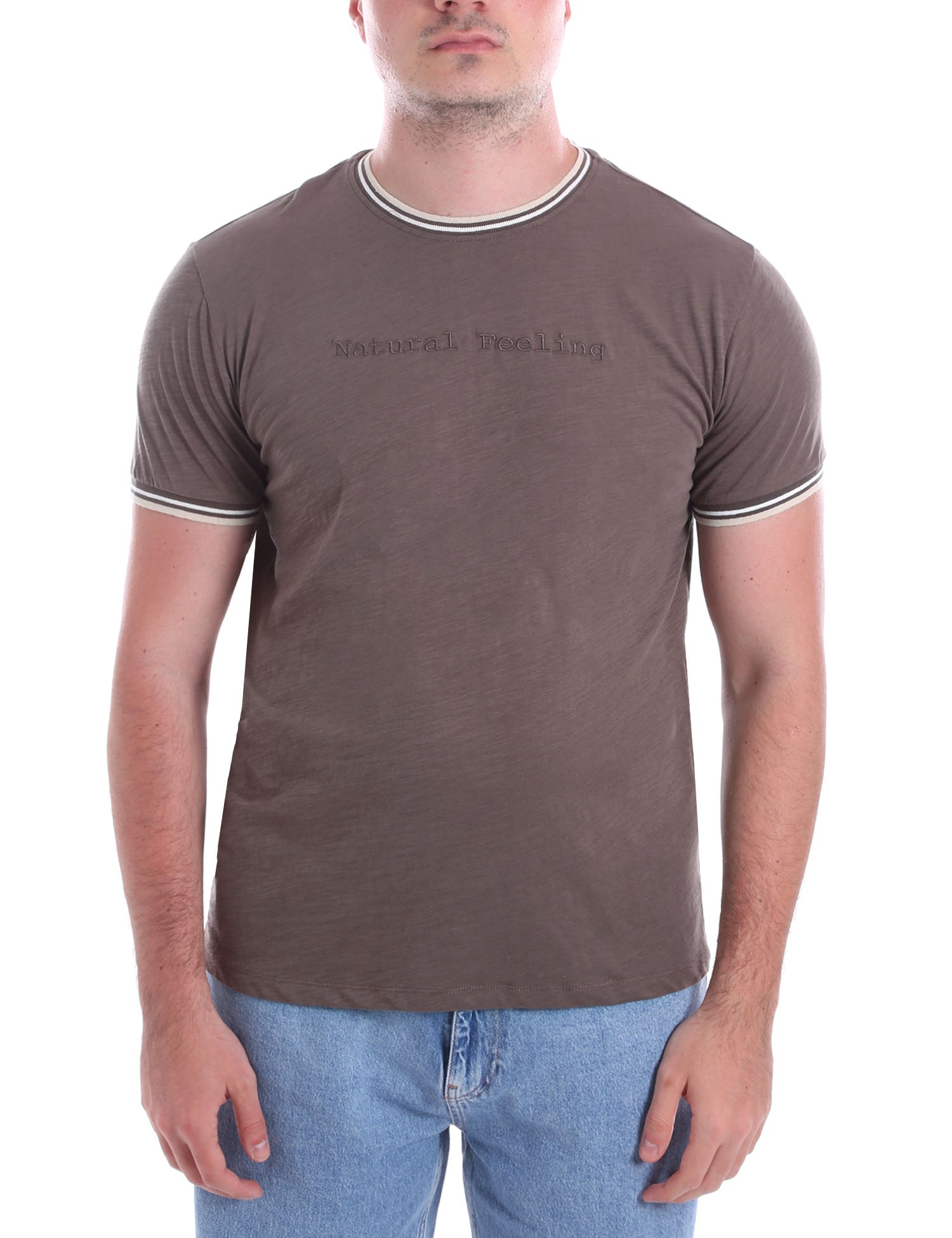 T-shirt Marrone Yes-zee