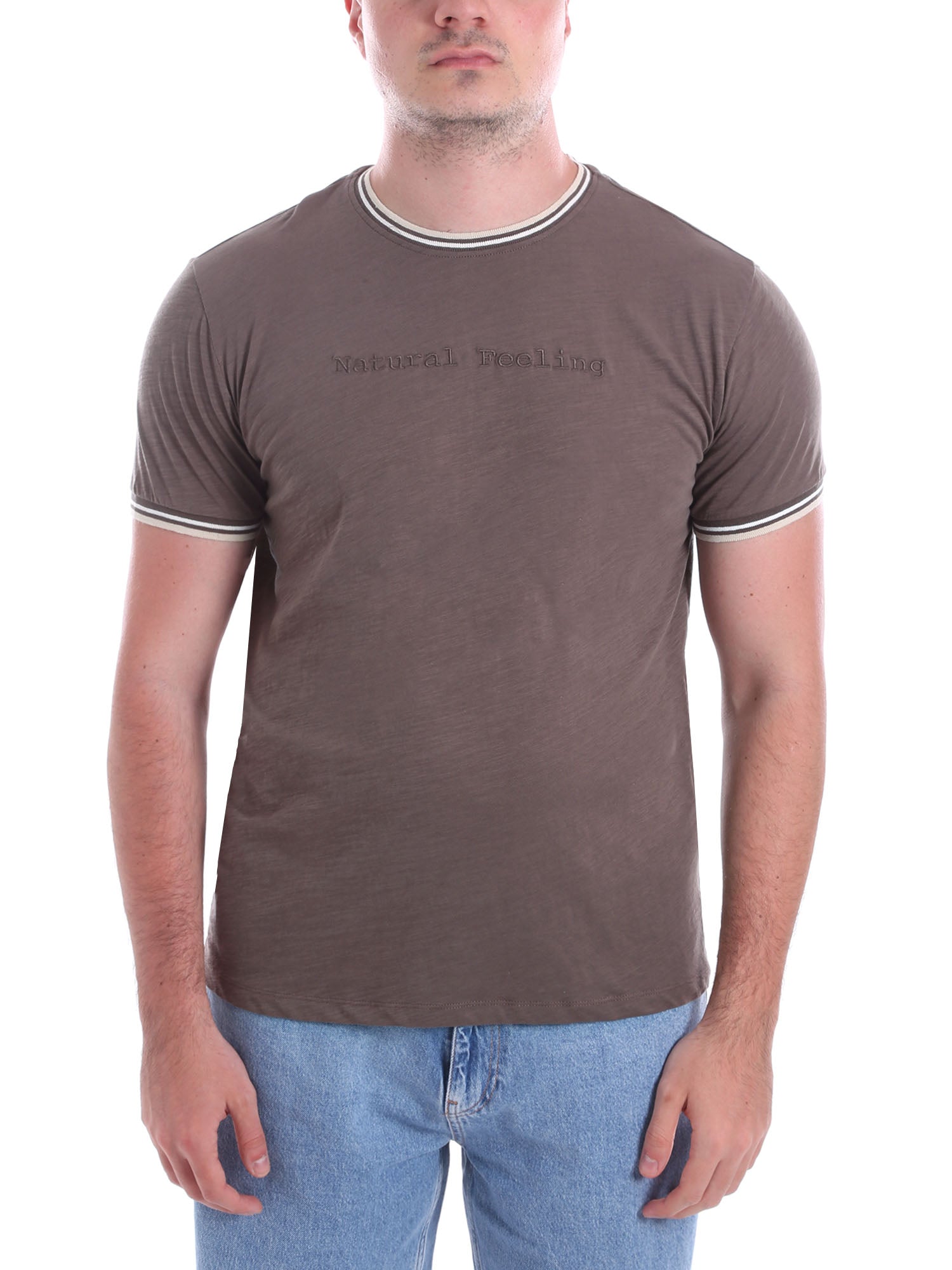 T-shirt Marrone Yes-zee