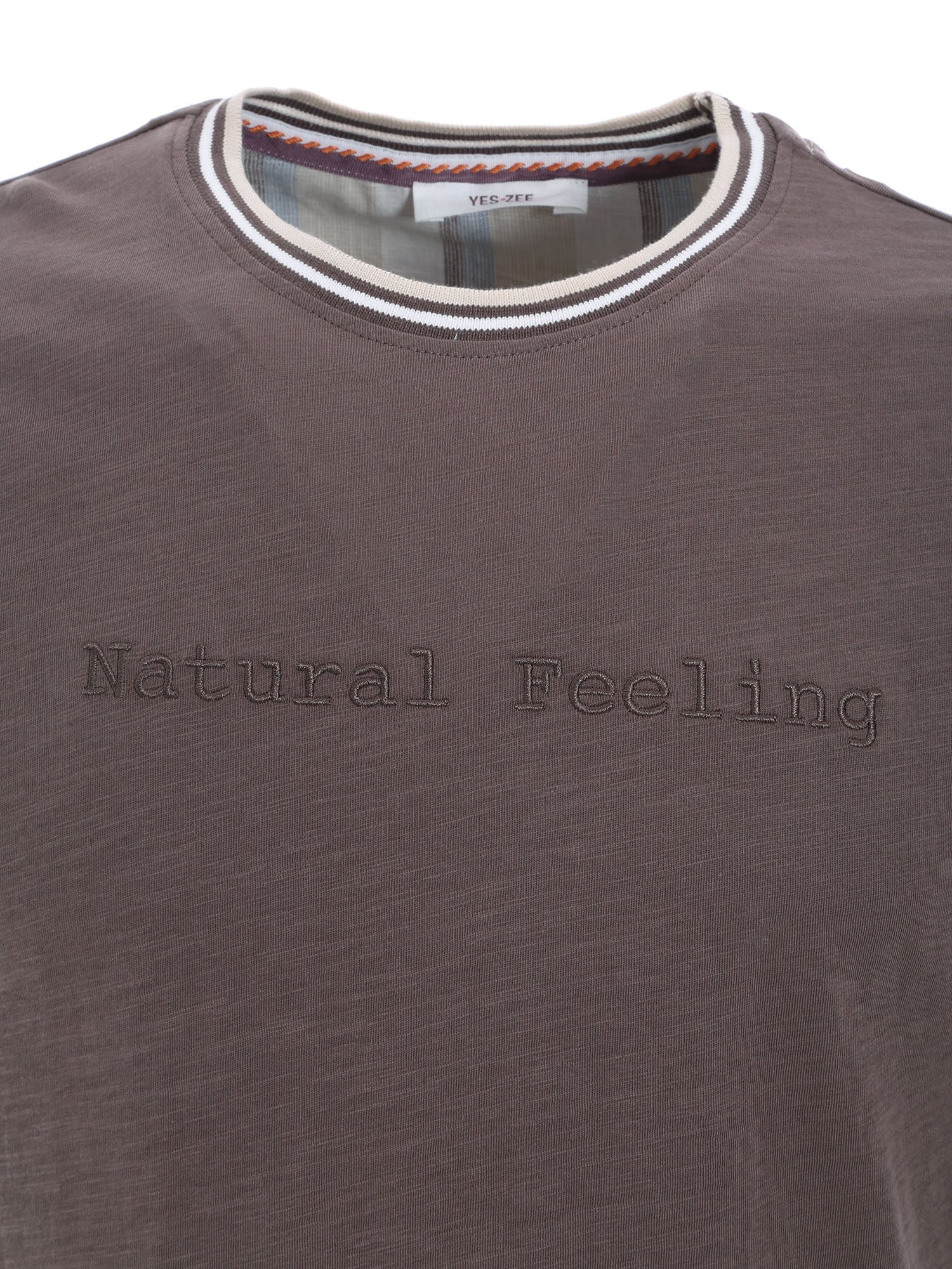 T-shirt Marrone Yes-zee