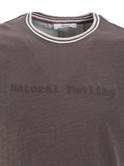 T-shirt Marrone Yes-zee