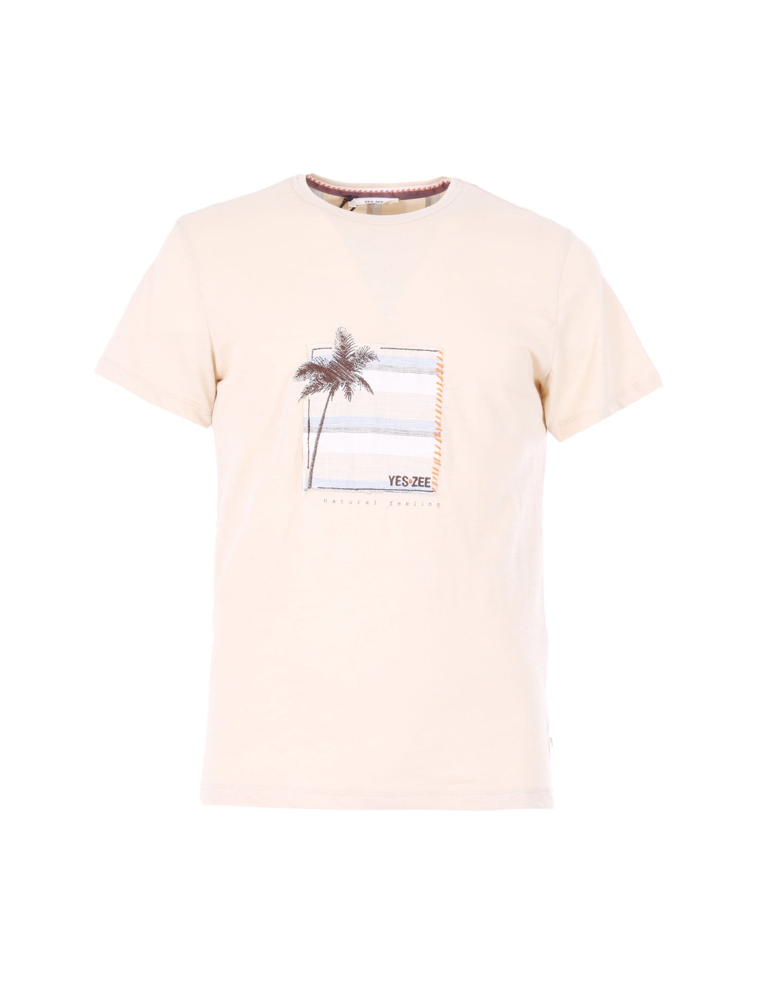 T-shirt Beige Yes-zee