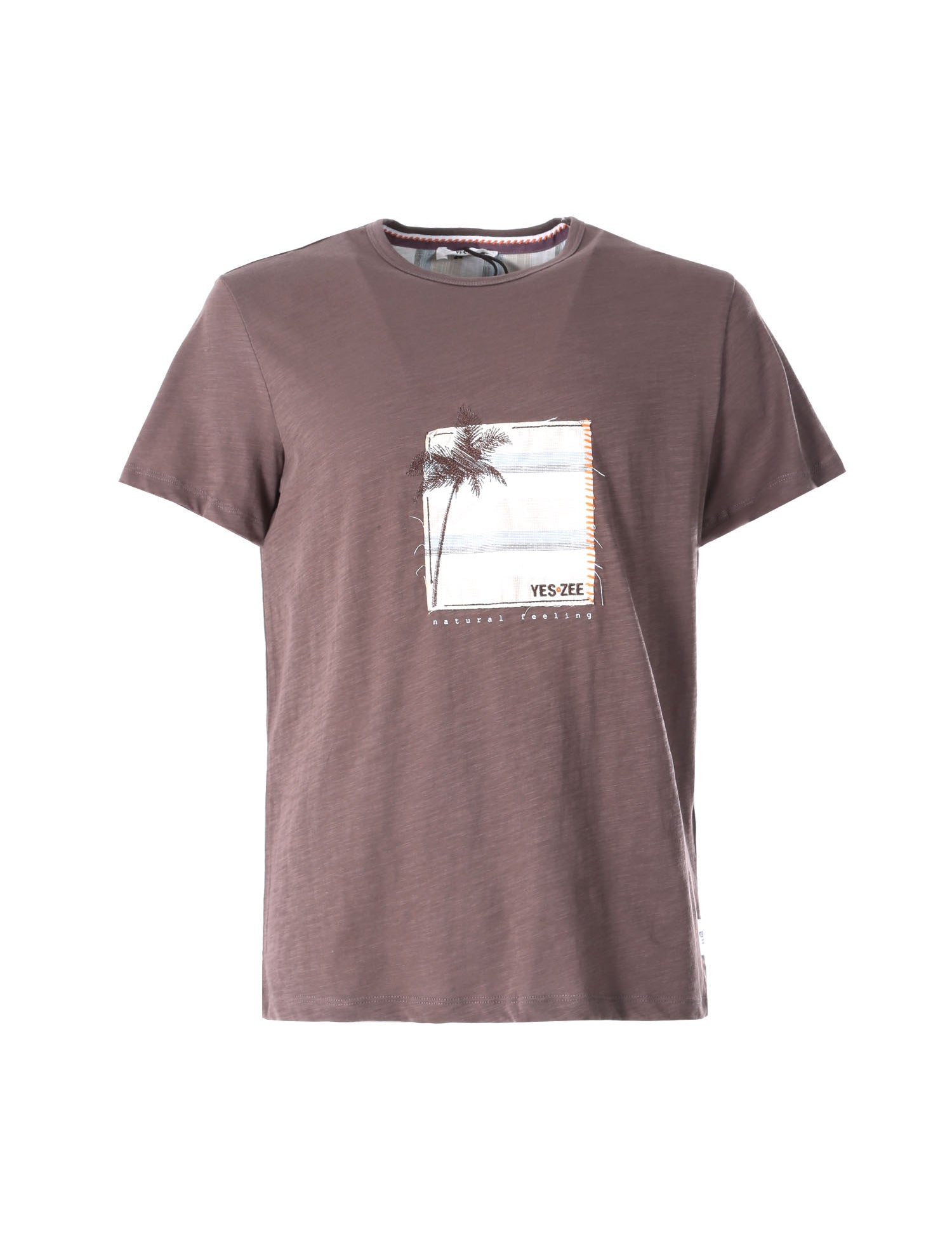 T-shirt Marrone Yes-zee