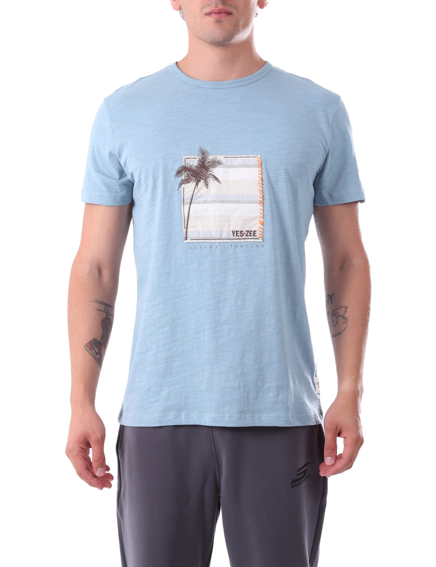 T-shirt Blu Yes-zee