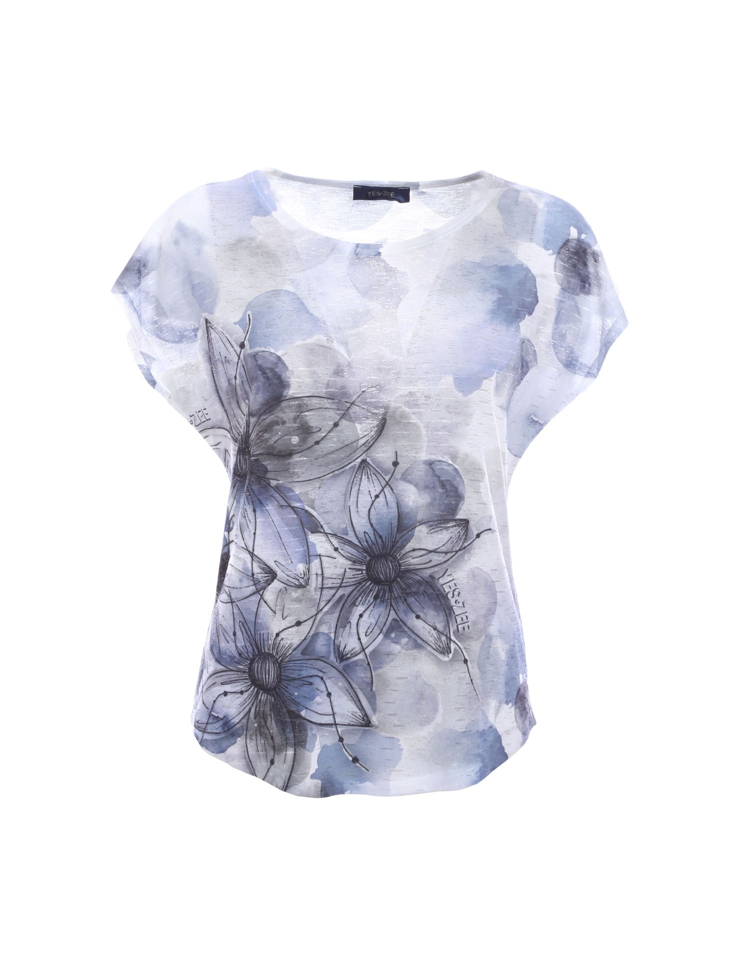 T-shirt Blu Yes-zee