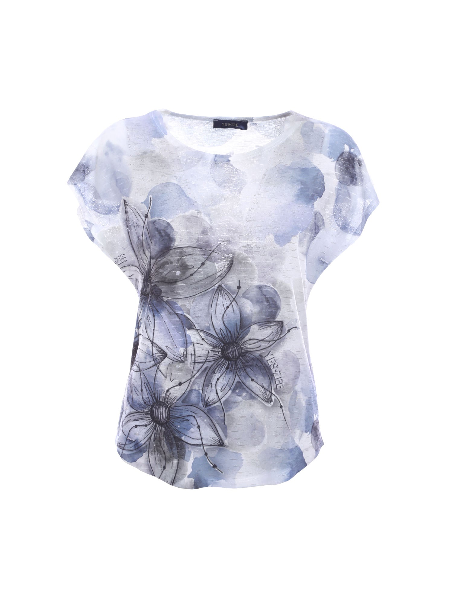 T-shirt Blu Yes-zee
