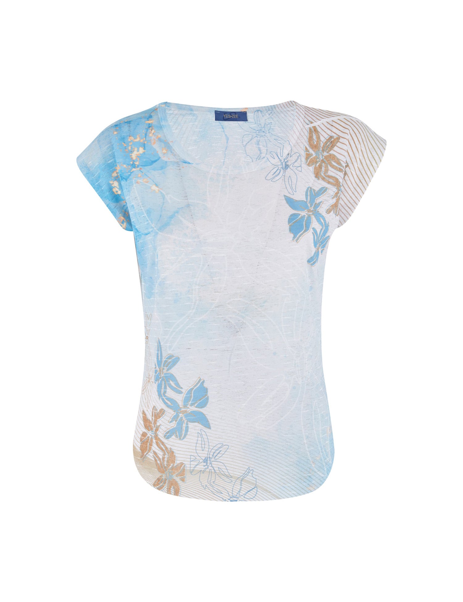 T-shirt Celeste Yes-zee