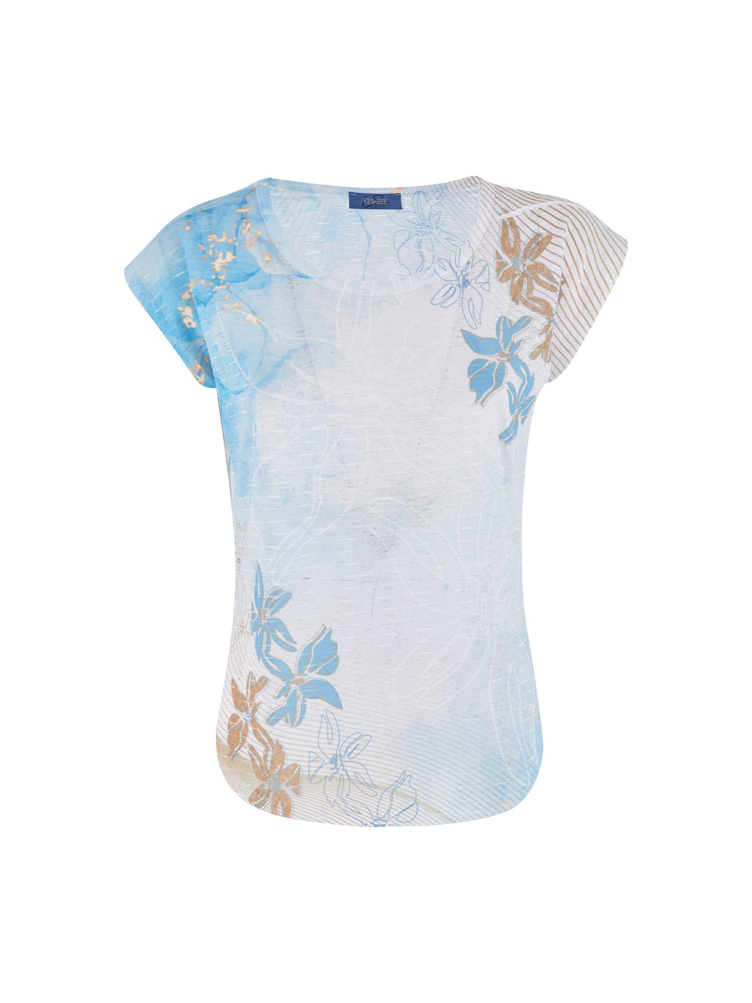 T-shirt Celeste Yes-zee