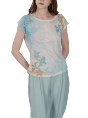 T-shirt Celeste Yes-zee