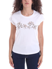 T-shirt Bianco Beige Yes-zee