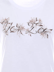 T-shirt Bianco Beige Yes-zee