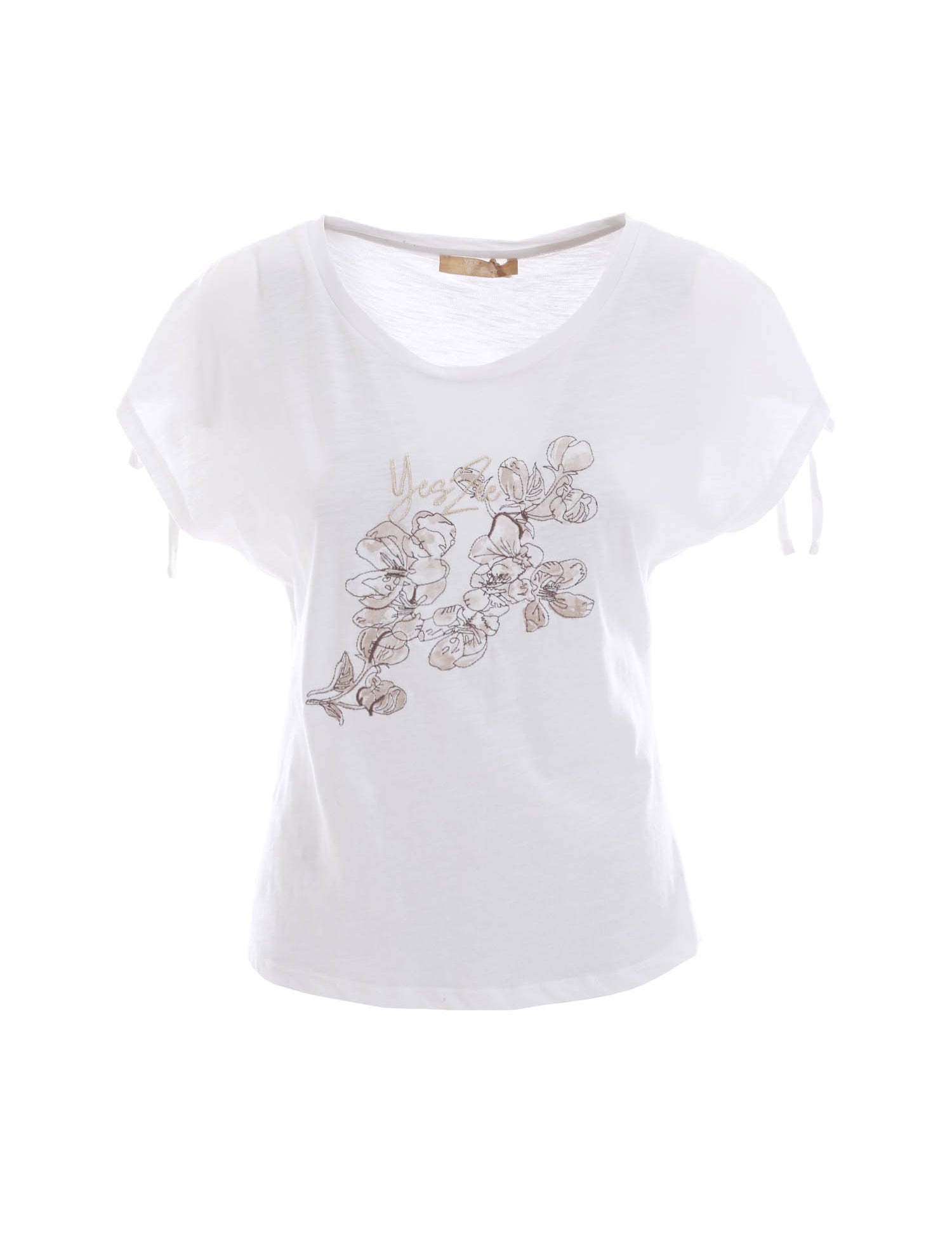 T-shirt Bianco Yes-zee
