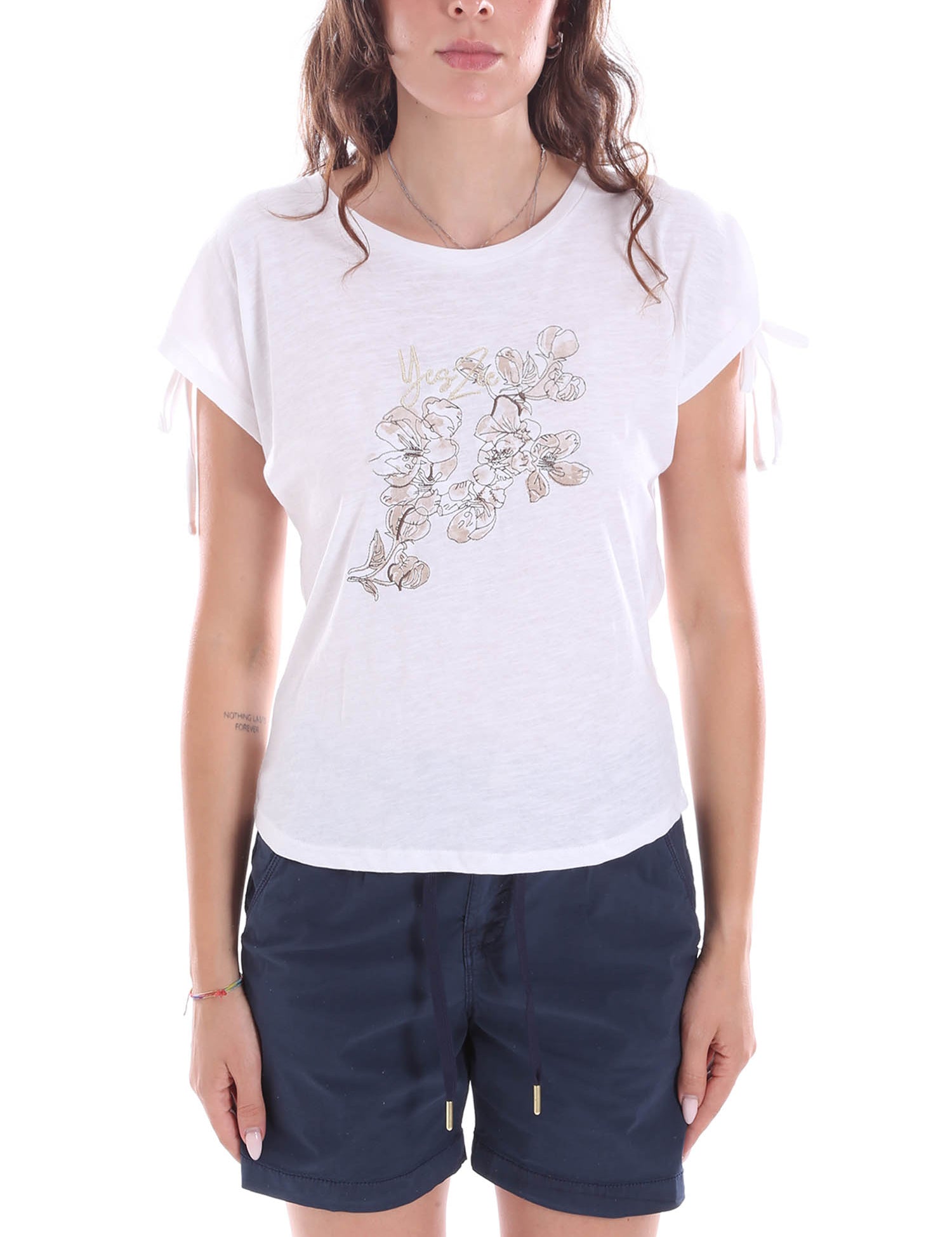 T-shirt Bianco Yes-zee
