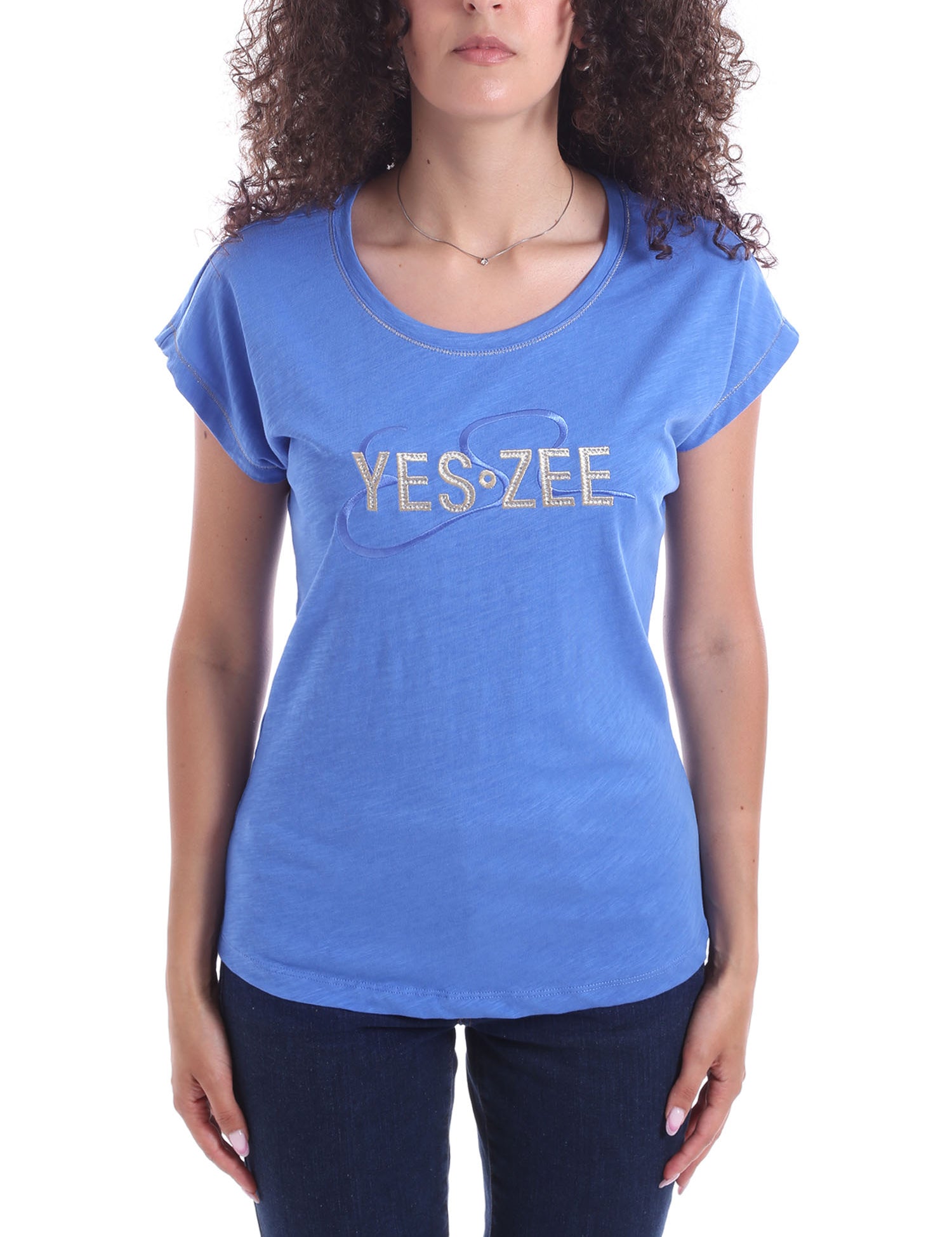 T-shirt Blu Yes-zee