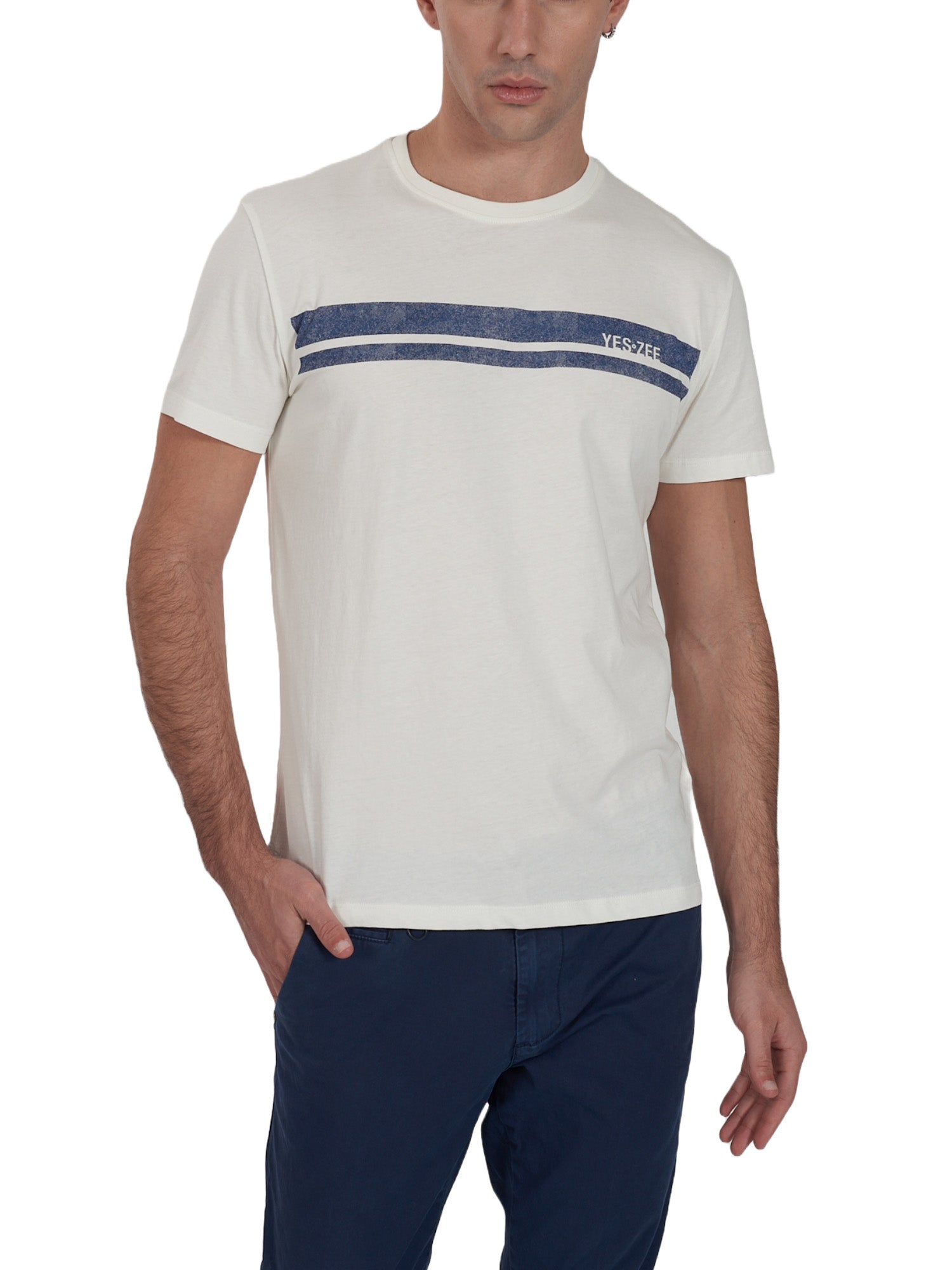 T-shirt Bianco Yes-zee