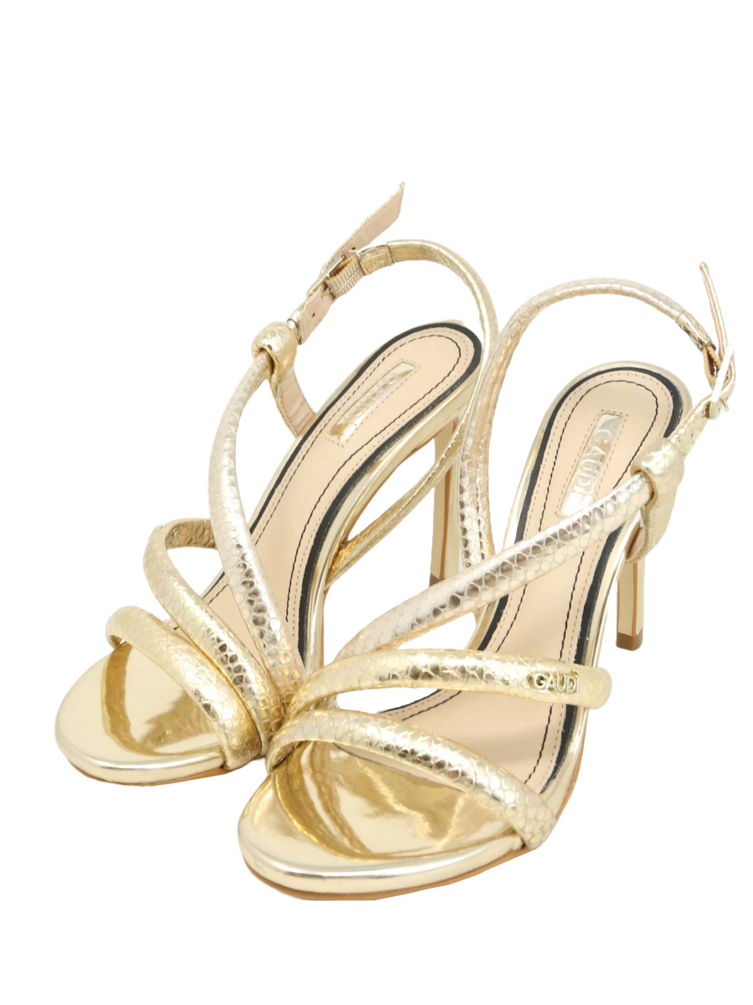 Sandali tacco Dorato Gaudi