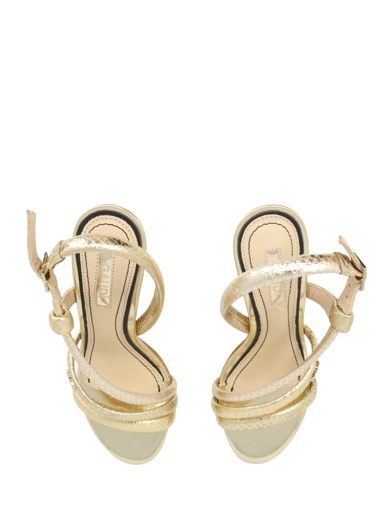 Sandali tacco Dorato Gaudi