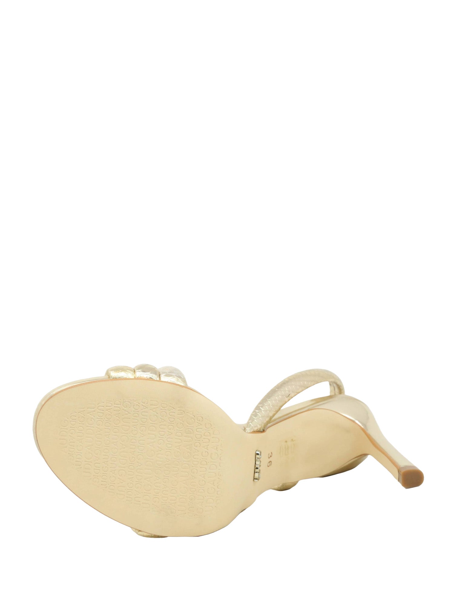 Sandali tacco Dorato Gaudi